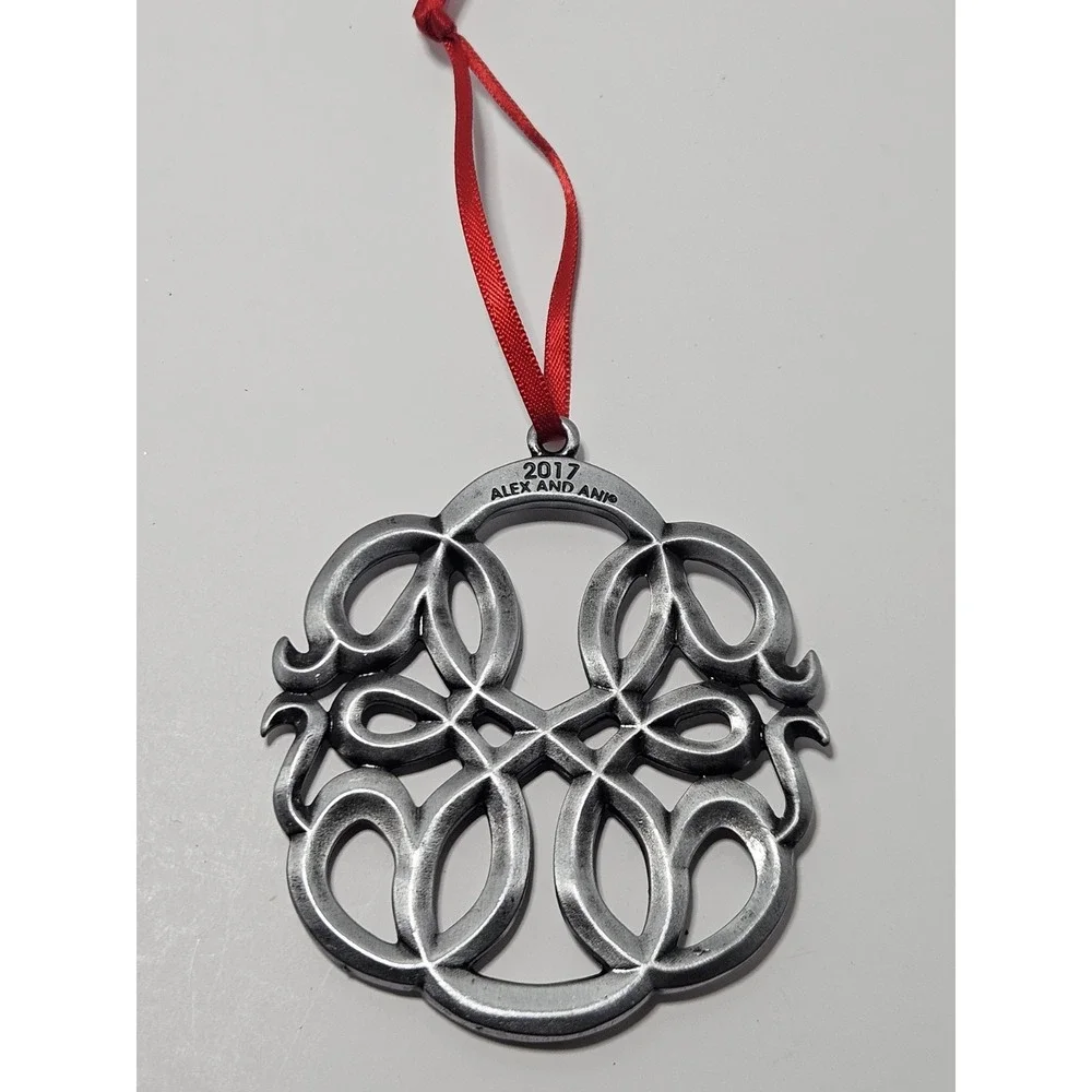 Alex & Ani Path Of Life Ornament Adorned With Swarovski Crystals Holiday Sparkle